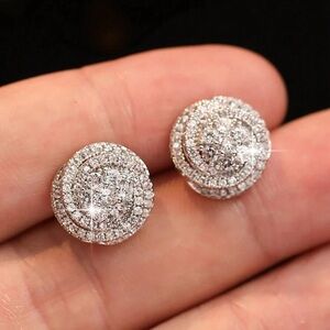 Elegant Silver Stud Earrings